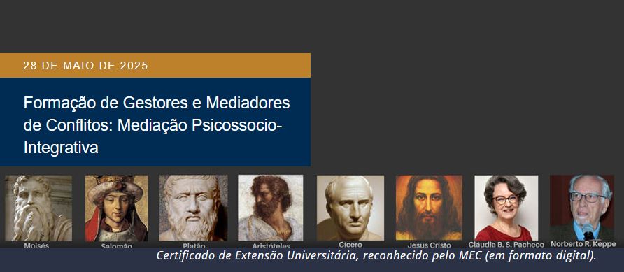 Formação de Gestores e Mediadores de Conflitos: Mediação Psicossocio-Integrativa - T4 - 2026